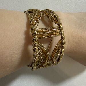 Intricate Gold-Toned Bracelet